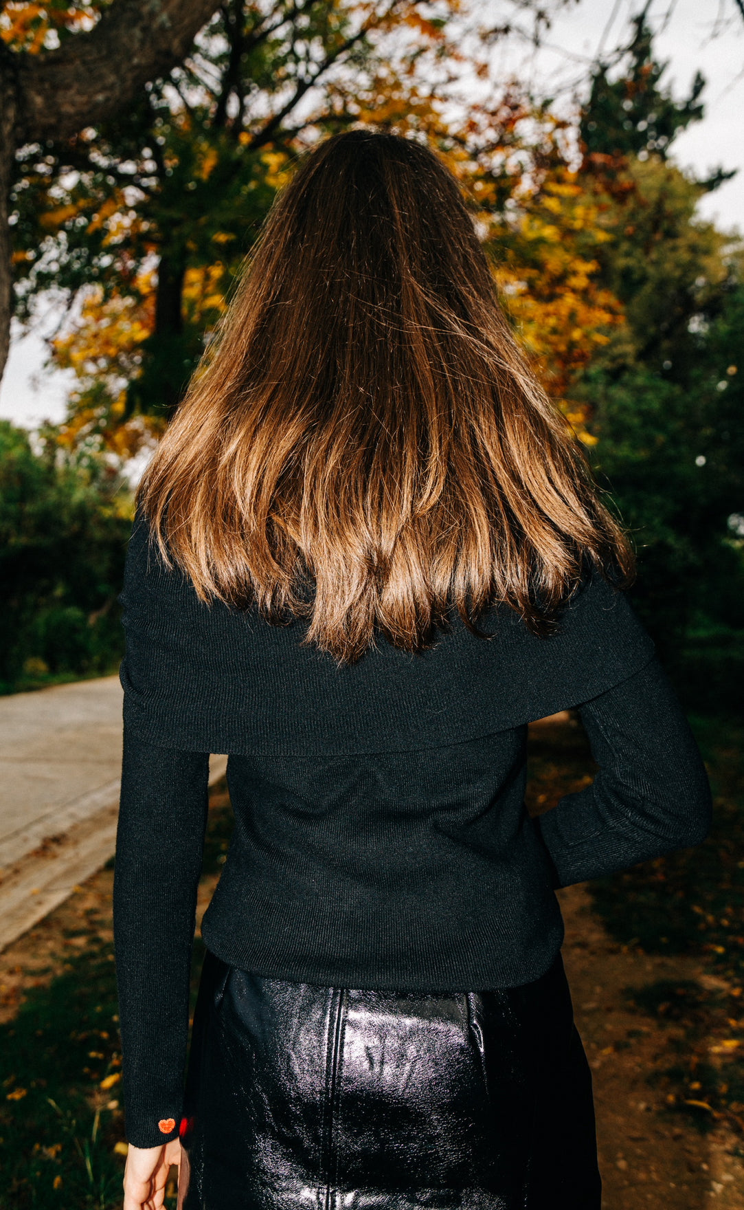 Marguerite top in black