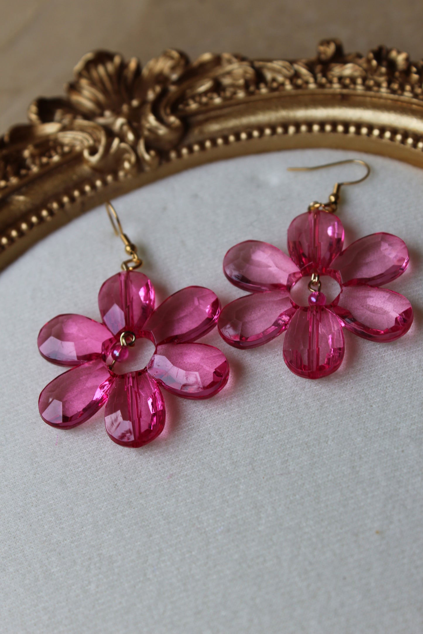 “Crystal daisy” earrings