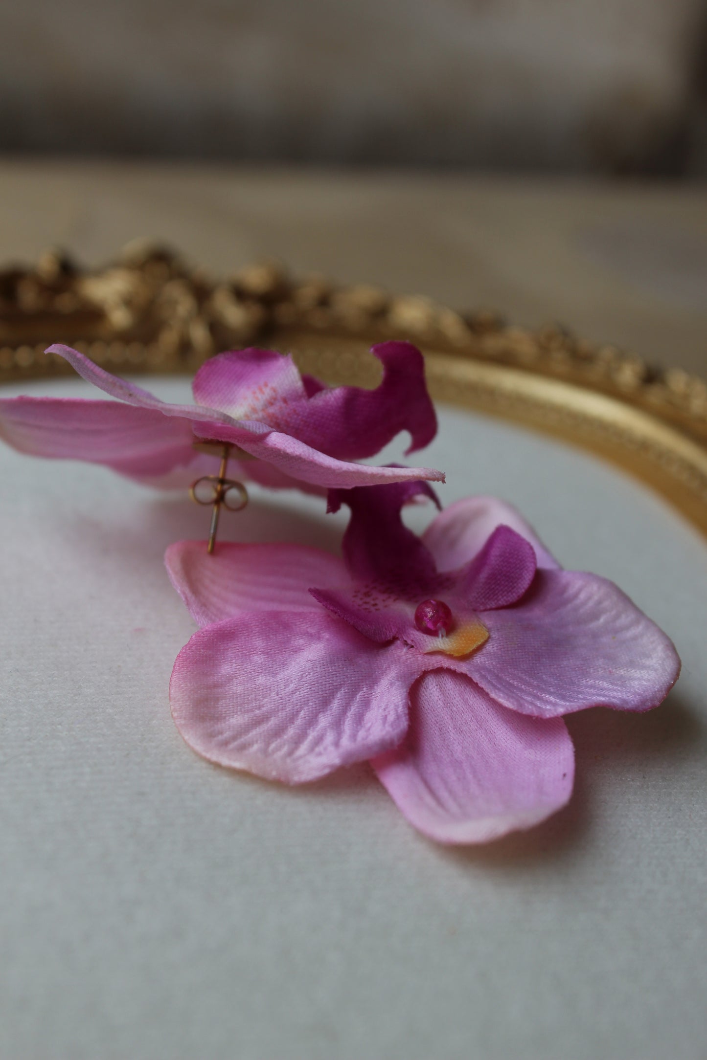 “Orchid” earrings