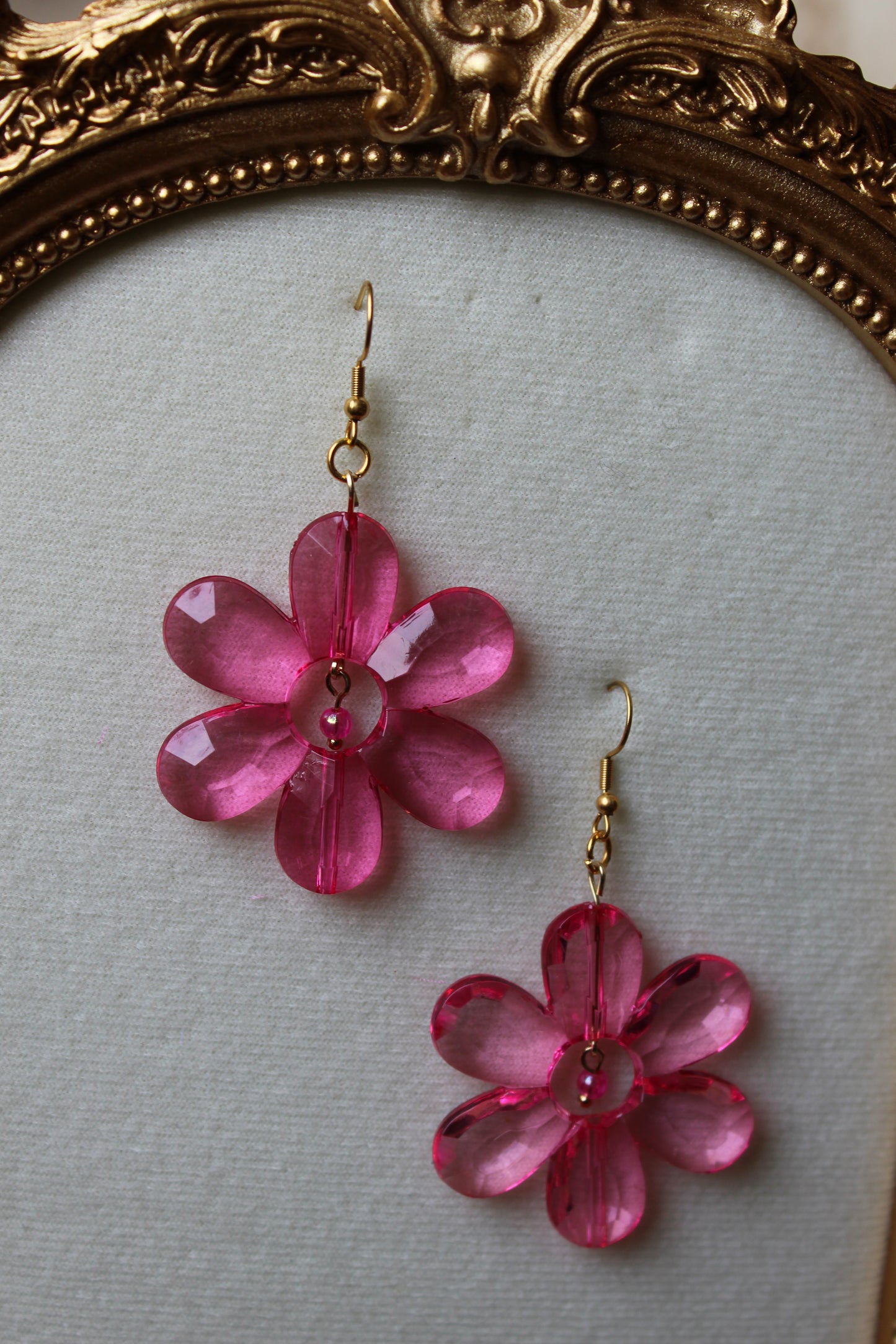 “Crystal daisy” earrings